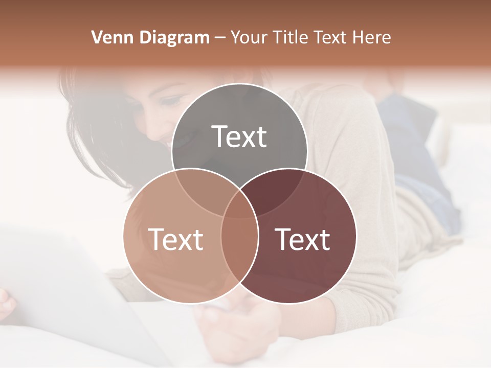 Hands Laying Brunette PowerPoint Template