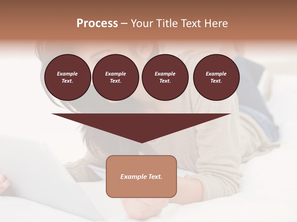 Hands Laying Brunette PowerPoint Template