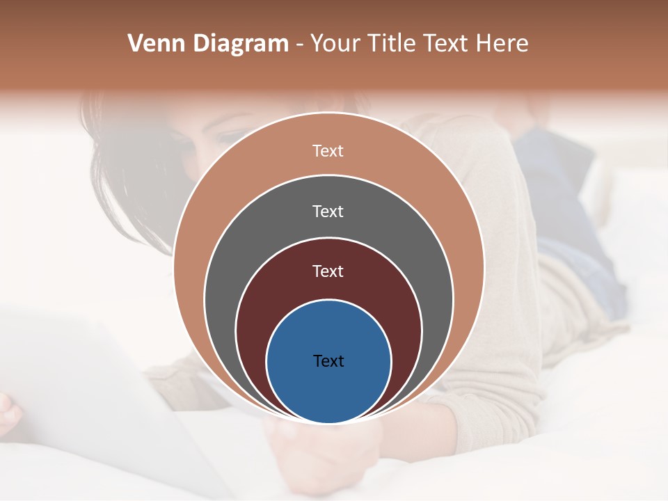 Hands Laying Brunette PowerPoint Template