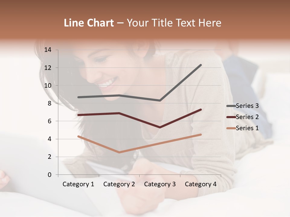 Hands Laying Brunette PowerPoint Template