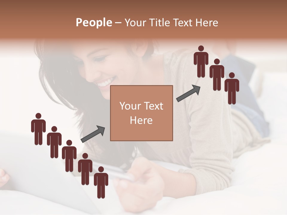 Hands Laying Brunette PowerPoint Template