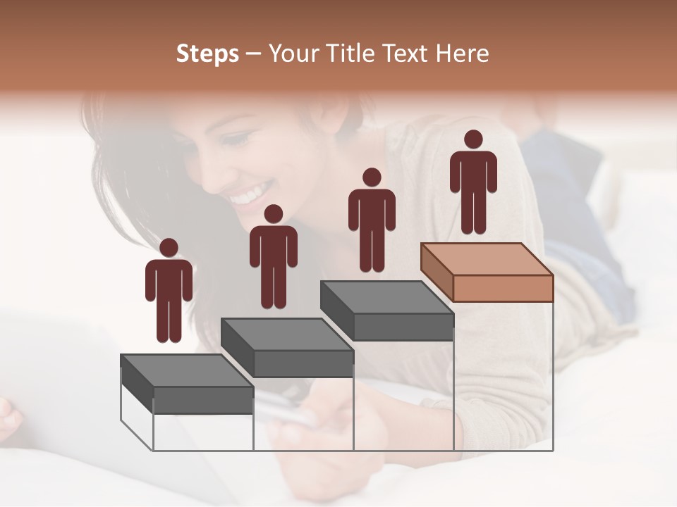 Hands Laying Brunette PowerPoint Template