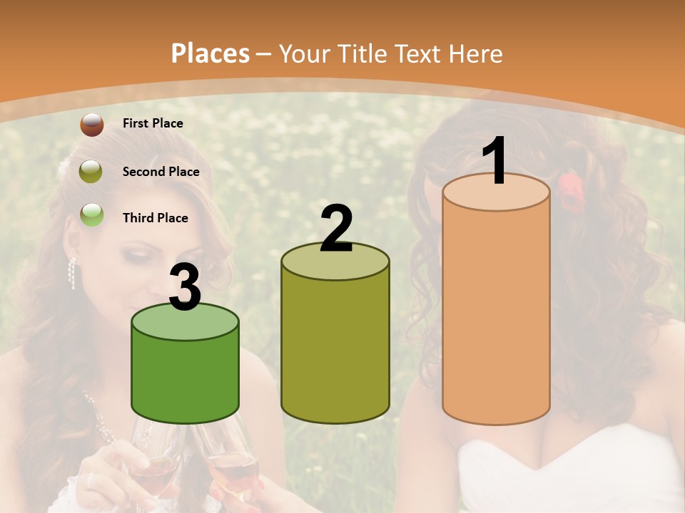 Newlywed Love White PowerPoint Template