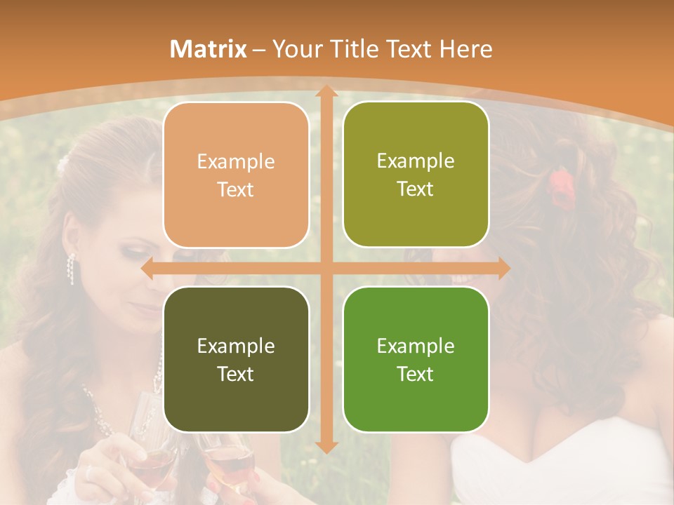 Newlywed Love White PowerPoint Template