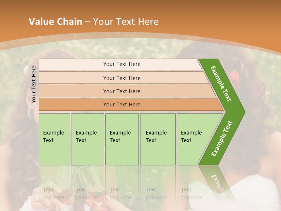 Newlywed Love White PowerPoint Template