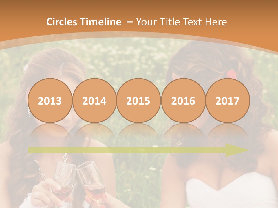 Newlywed Love White PowerPoint Template