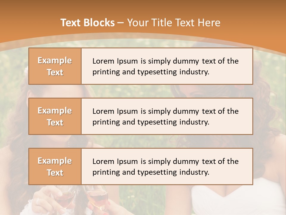 Newlywed Love White PowerPoint Template