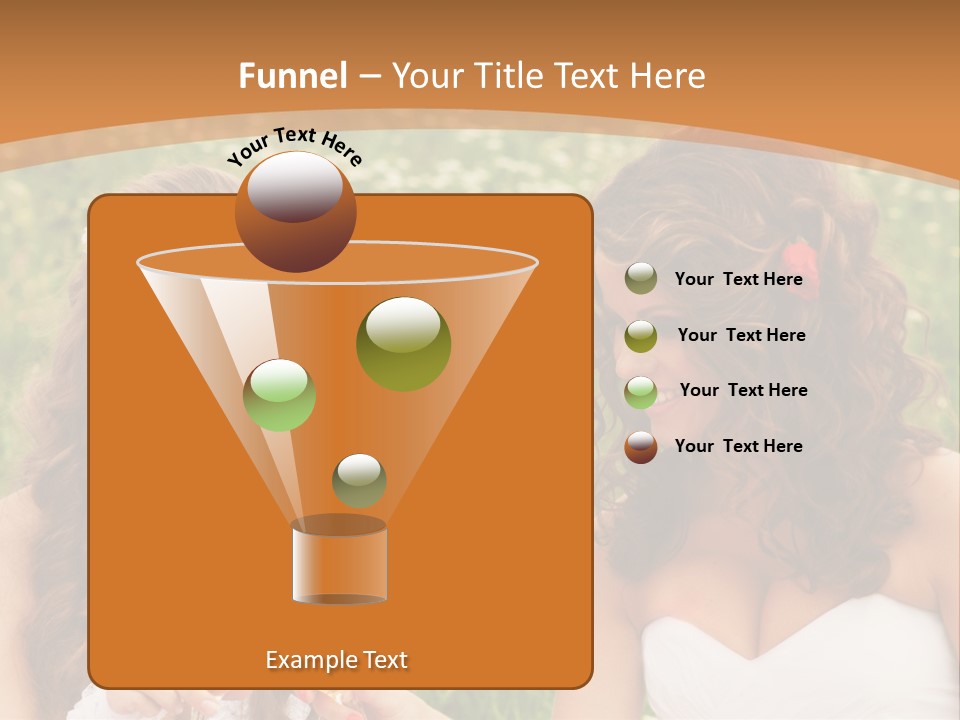 Newlywed Love White PowerPoint Template