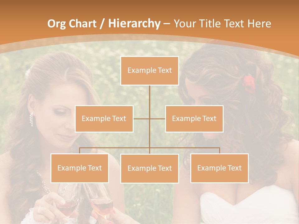 Newlywed Love White PowerPoint Template