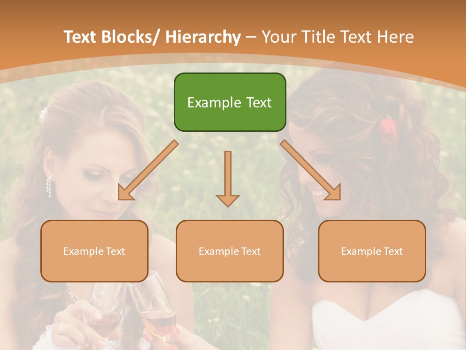 Newlywed Love White PowerPoint Template