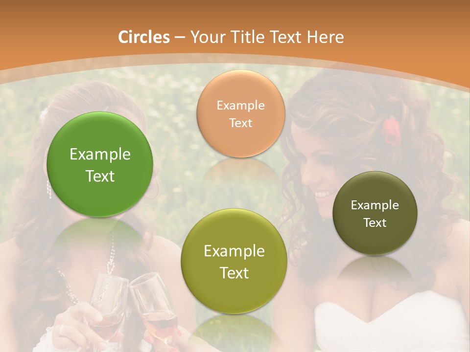 Newlywed Love White PowerPoint Template