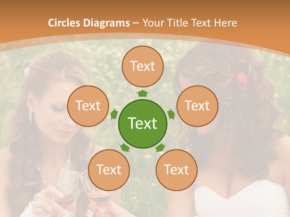 Newlywed Love White PowerPoint Template