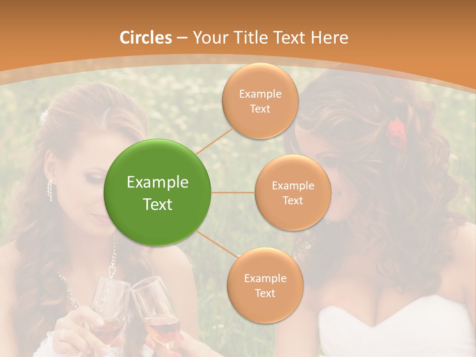 Newlywed Love White PowerPoint Template