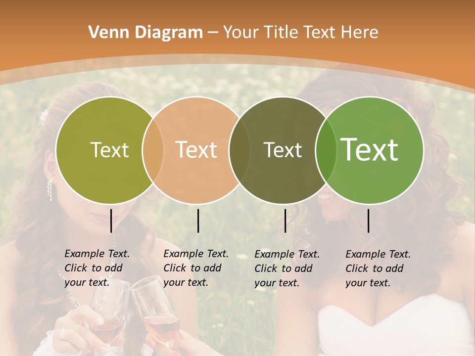 Newlywed Love White PowerPoint Template