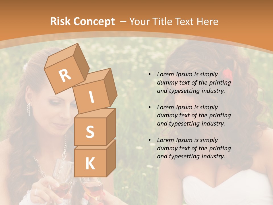 Newlywed Love White PowerPoint Template