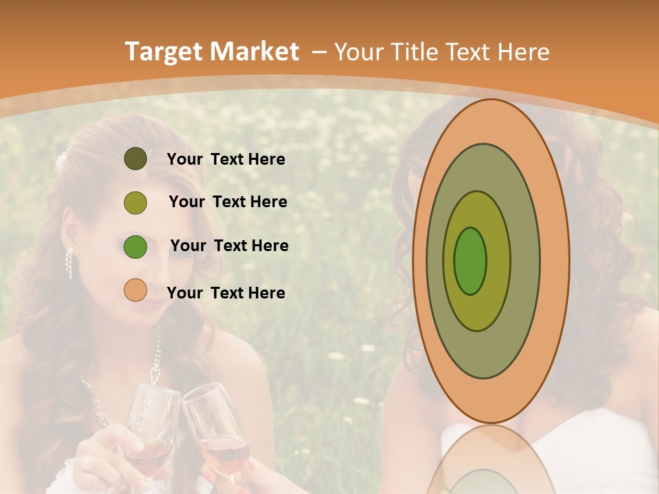 Newlywed Love White PowerPoint Template