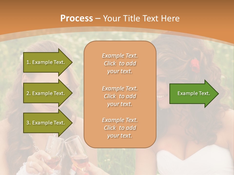 Newlywed Love White PowerPoint Template