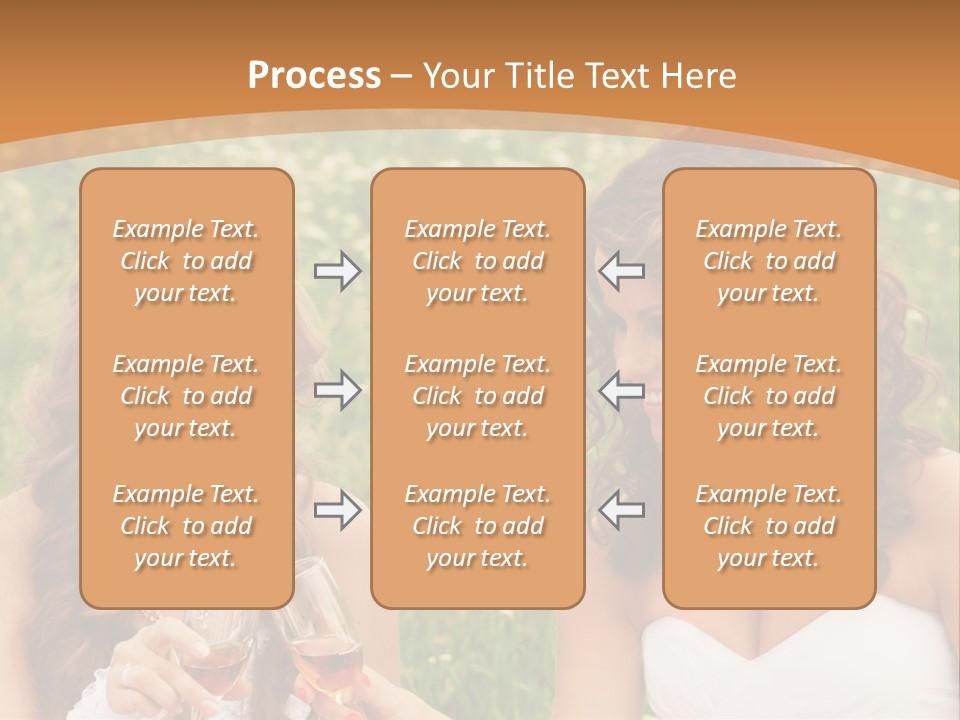 Newlywed Love White PowerPoint Template