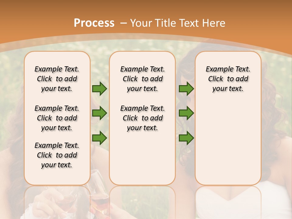 Newlywed Love White PowerPoint Template