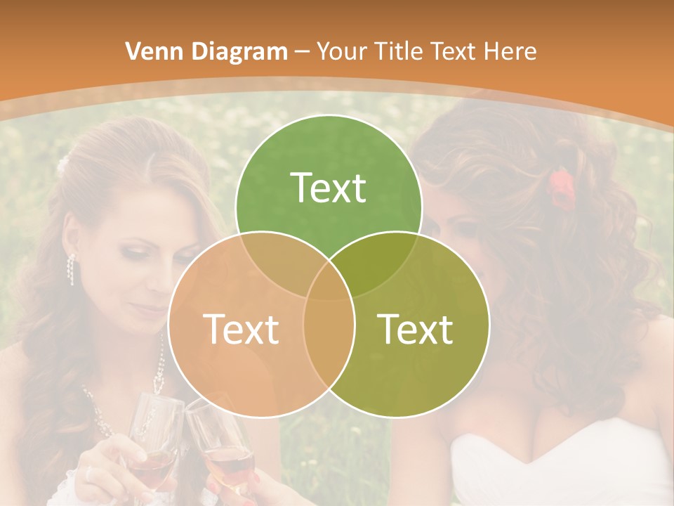 Newlywed Love White PowerPoint Template