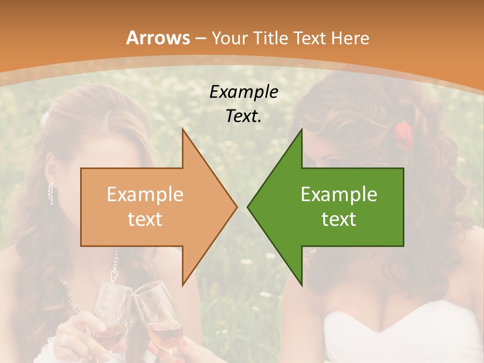 Newlywed Love White PowerPoint Template