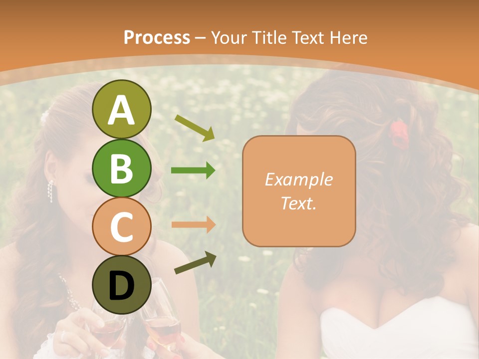 Newlywed Love White PowerPoint Template