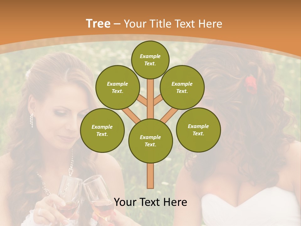 Newlywed Love White PowerPoint Template