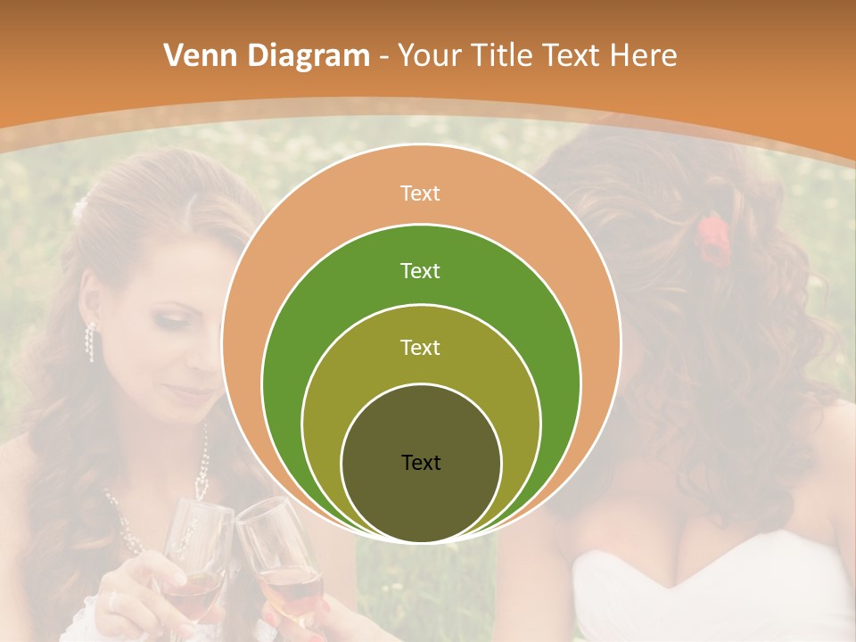 Newlywed Love White PowerPoint Template