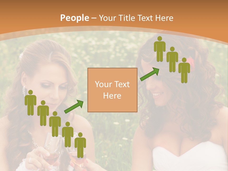 Newlywed Love White PowerPoint Template