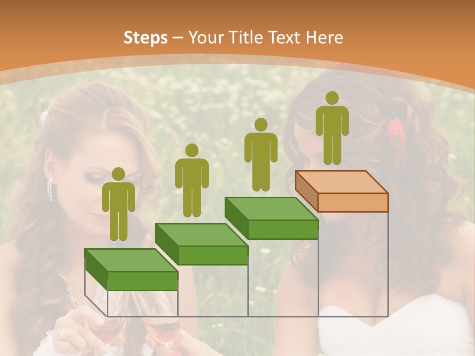 Newlywed Love White PowerPoint Template