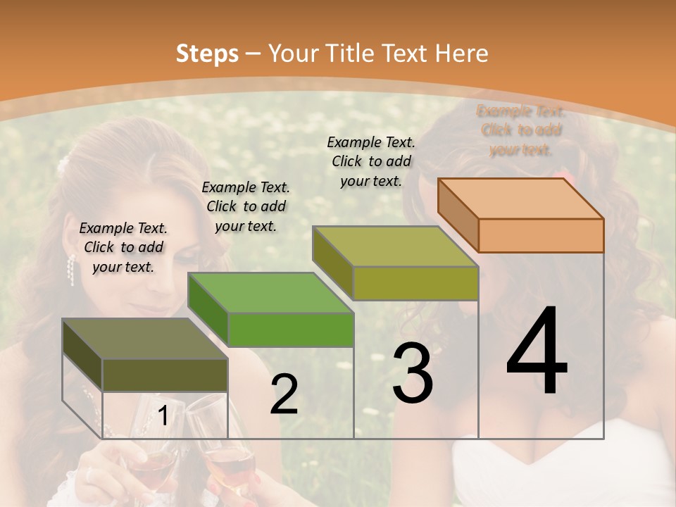 Newlywed Love White PowerPoint Template