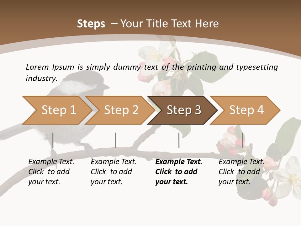 Flight Birding Bill PowerPoint Template