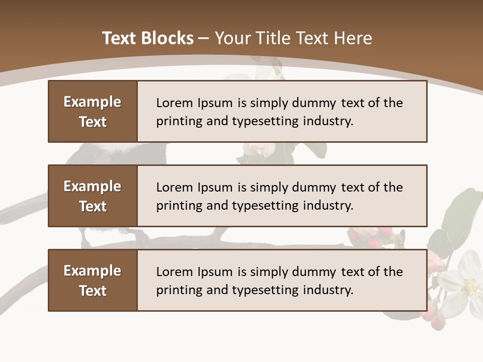 Flight Birding Bill PowerPoint Template