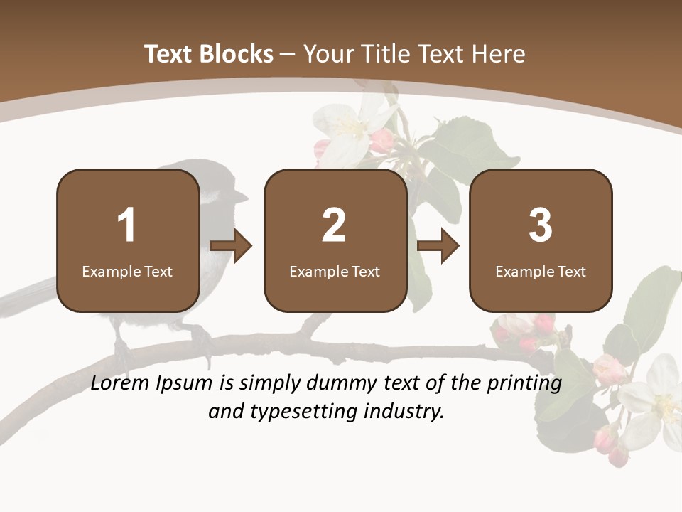 Flight Birding Bill PowerPoint Template