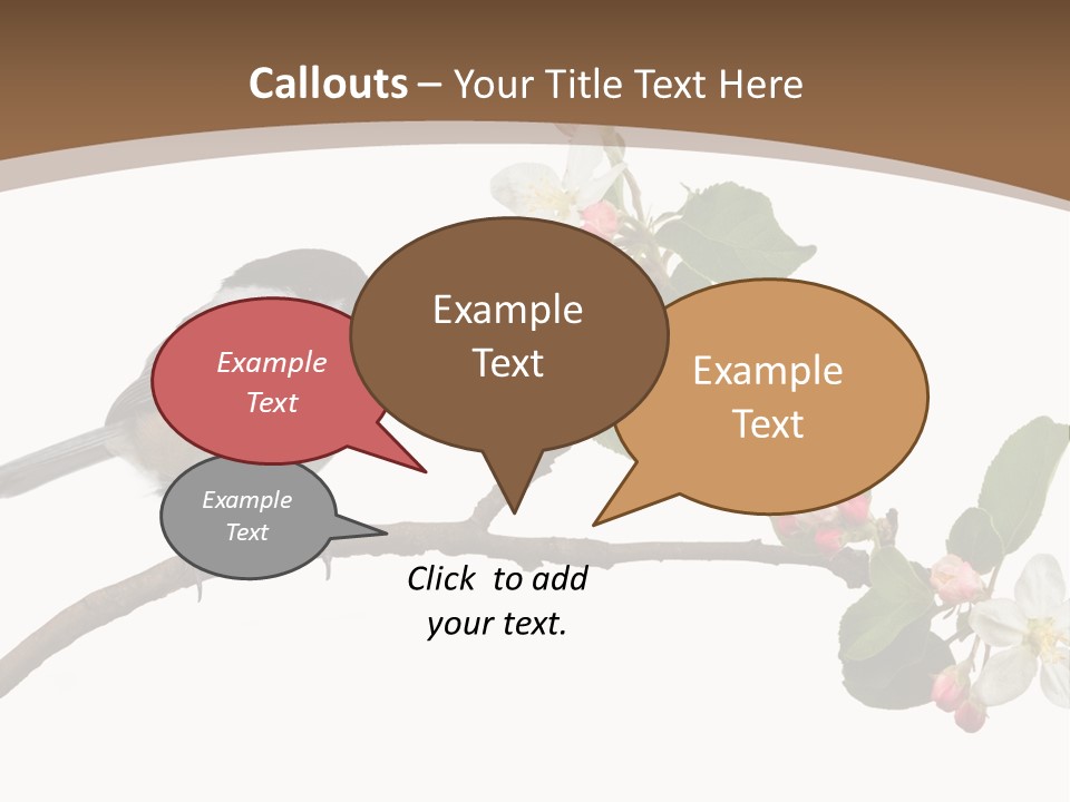 Flight Birding Bill PowerPoint Template