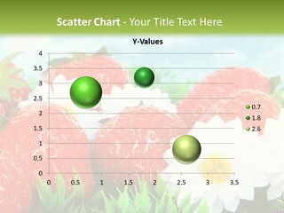 Clouds Strawberry Dessert PowerPoint Template