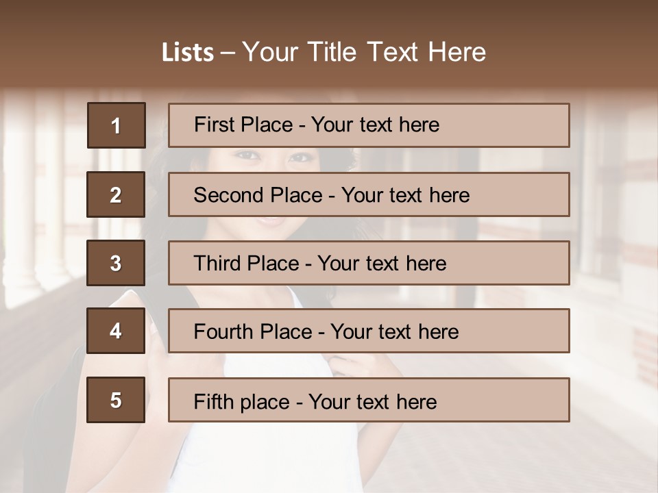 Modern Lamp Parquet PowerPoint Template