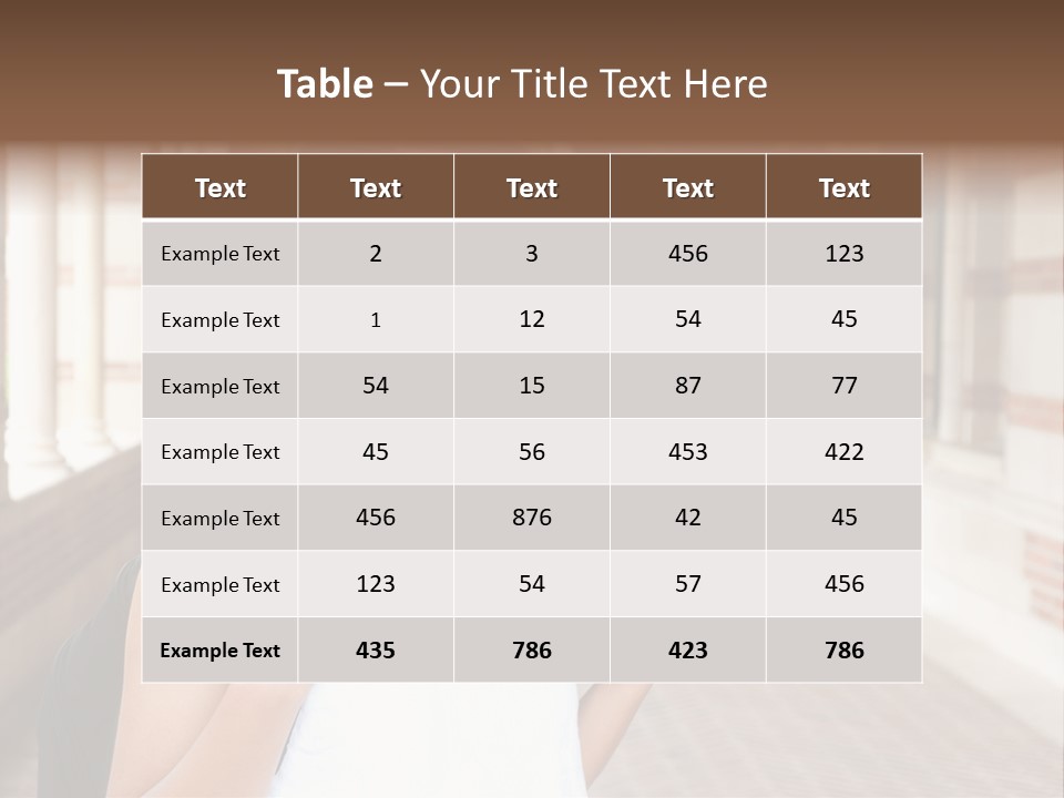 Modern Lamp Parquet PowerPoint Template