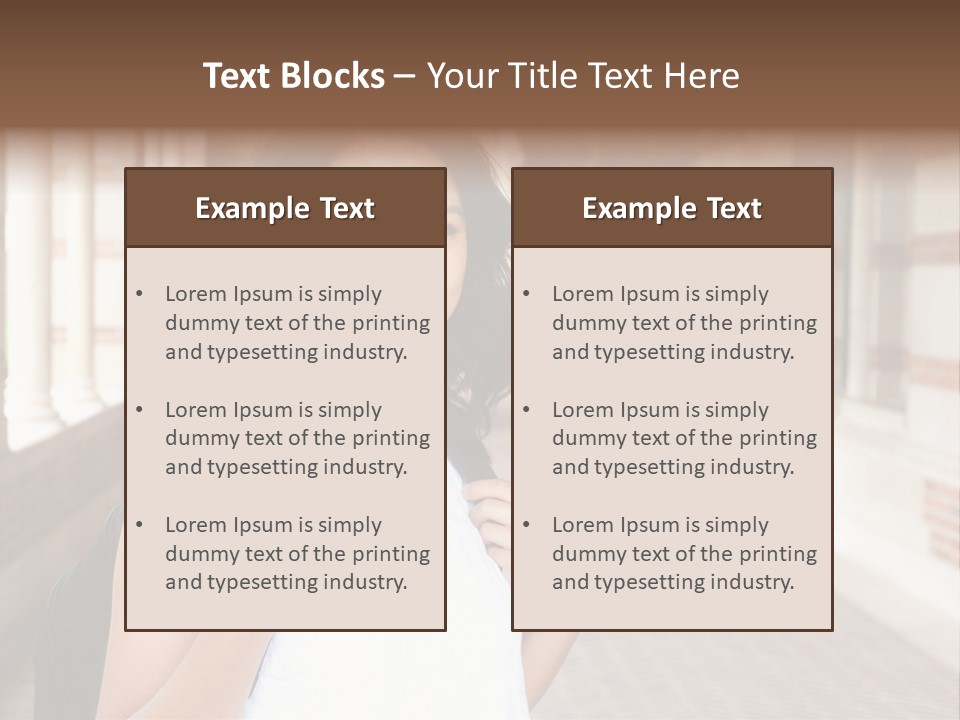 Modern Lamp Parquet PowerPoint Template