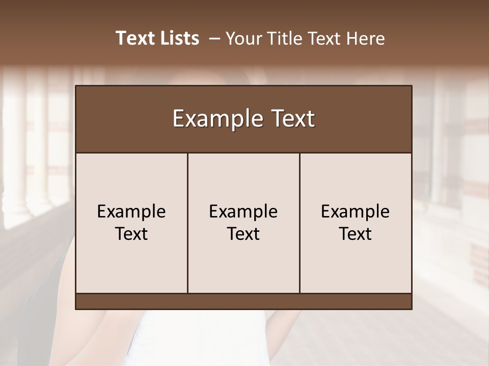 Modern Lamp Parquet PowerPoint Template