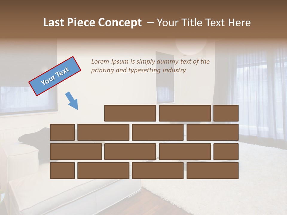 Modern Lamp Parquet PowerPoint Template