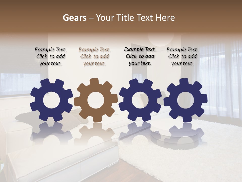 Modern Lamp Parquet PowerPoint Template