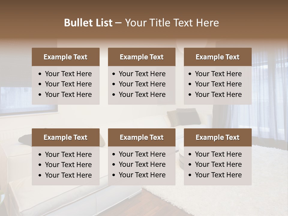 Modern Lamp Parquet PowerPoint Template