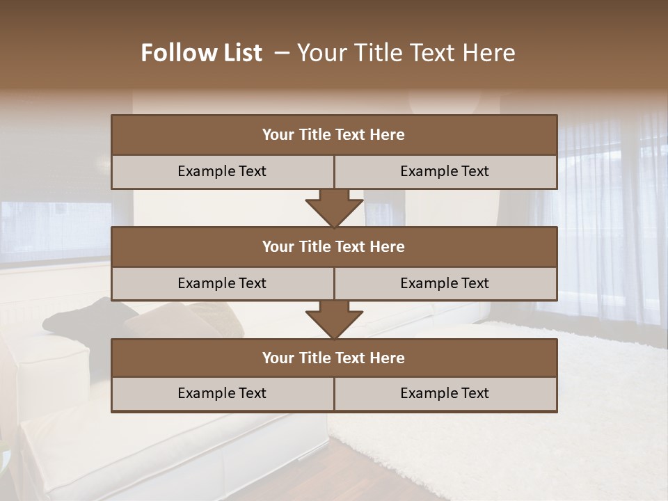 Modern Lamp Parquet PowerPoint Template