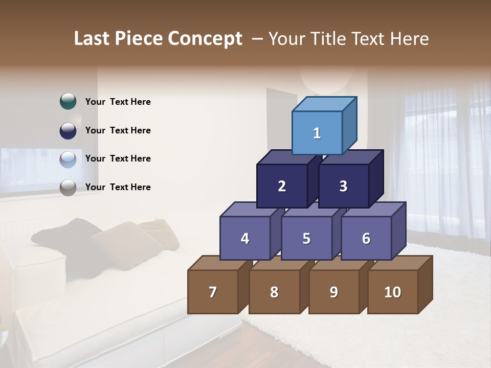 Modern Lamp Parquet PowerPoint Template