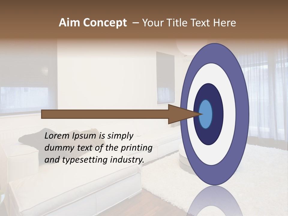 Modern Lamp Parquet PowerPoint Template