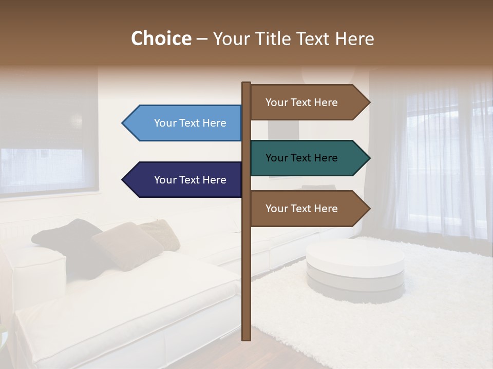 Modern Lamp Parquet PowerPoint Template