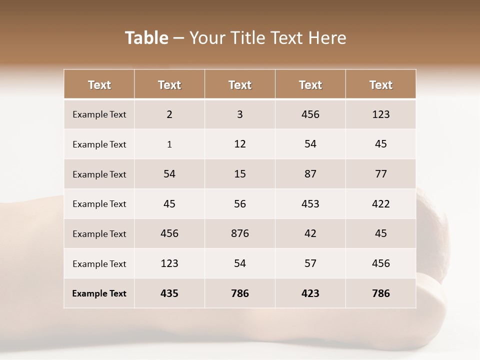 A Man With A Red High Heel Shoe On Top Of His Body PowerPoint Template