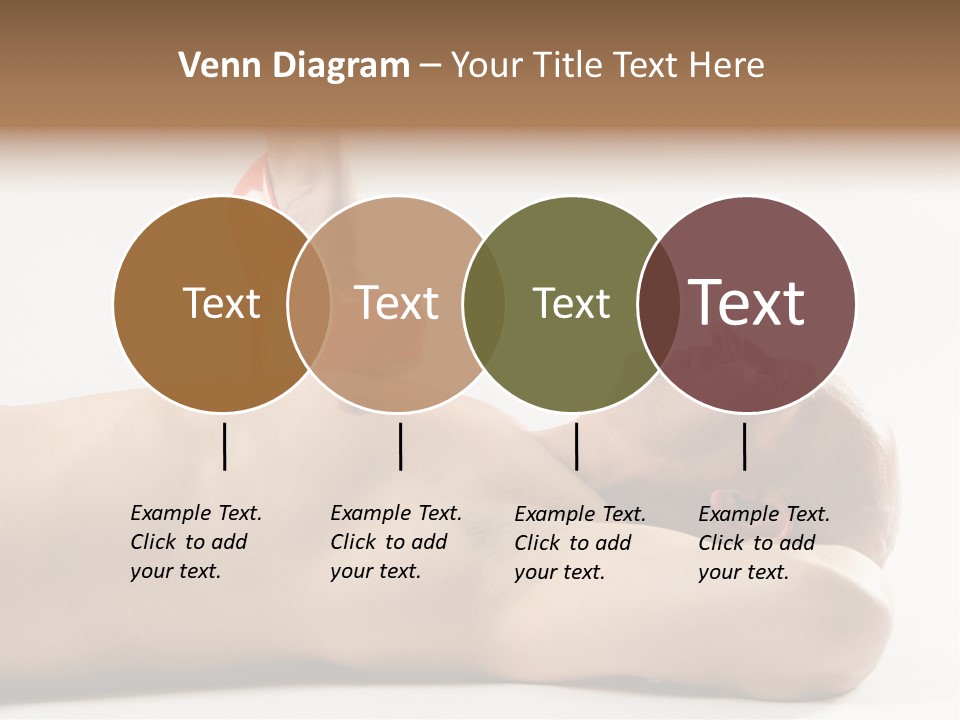 A Man With A Red High Heel Shoe On Top Of His Body PowerPoint Template