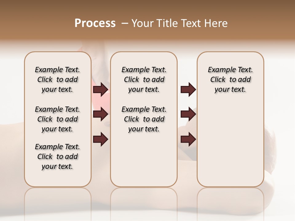 A Man With A Red High Heel Shoe On Top Of His Body PowerPoint Template